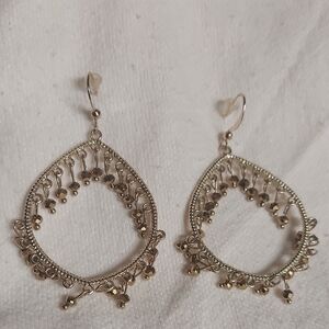 Elegant Gold Teardrop Earrings
